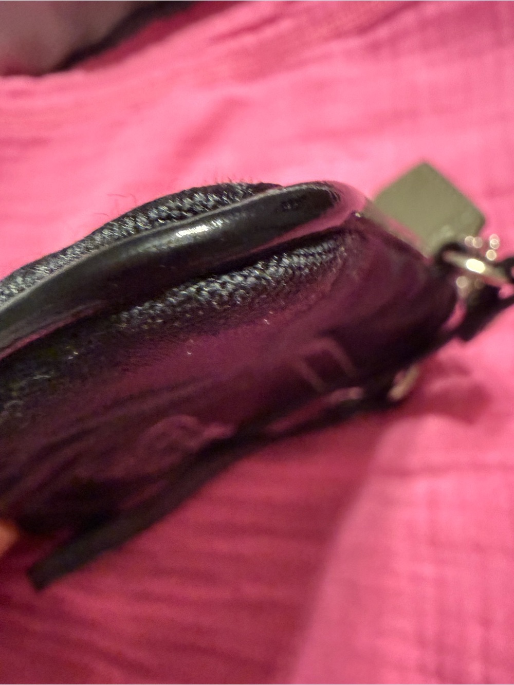Coach Black Signature Wristlet - Picture 6 of 9